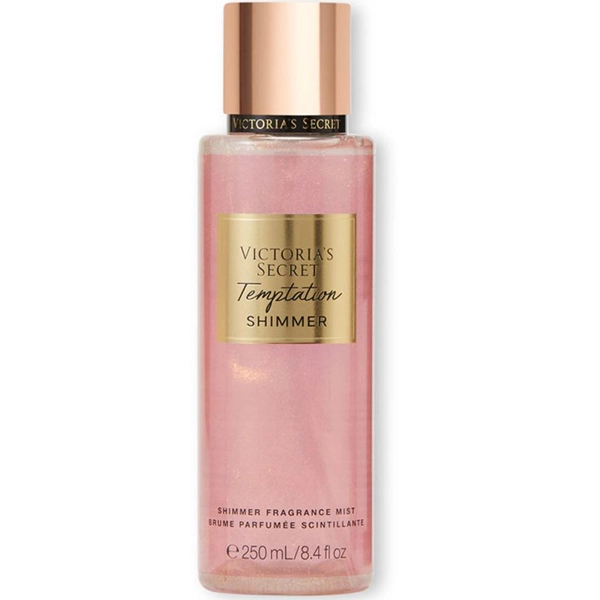 بادی اسپلش ویکتوریا سکرت شاین دار زنانه اصل پیور سداکشن شیمر اکلیلی 250 میل | VICTORIA'S SECRET Pure Seduction SHIMMER Body Splash 250ml
